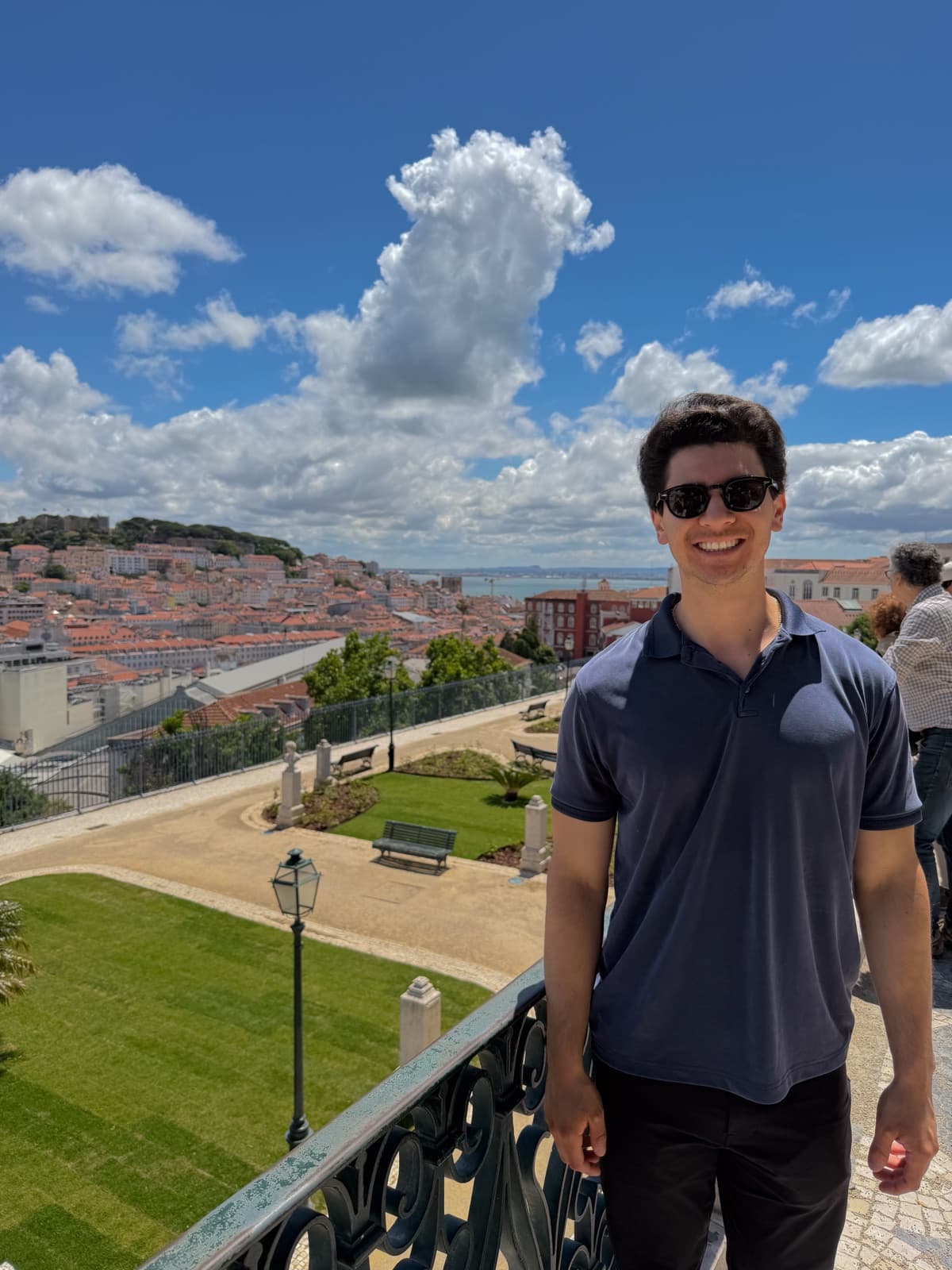 At a miradouro above Lisbon