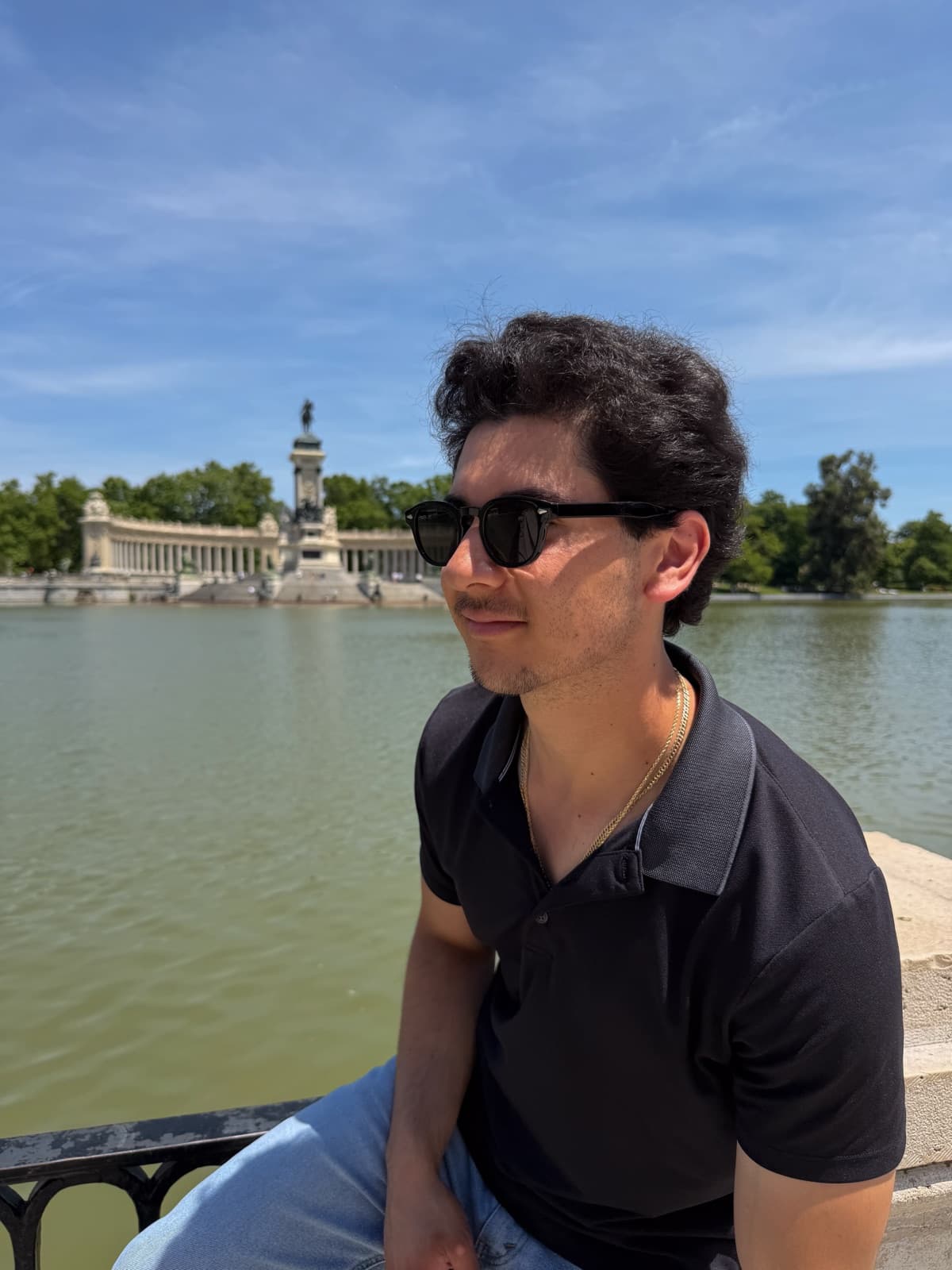 At the lake in Retiro Park, Madrid
